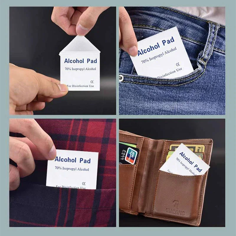 Disposable Alcohol Cleaning Wipes