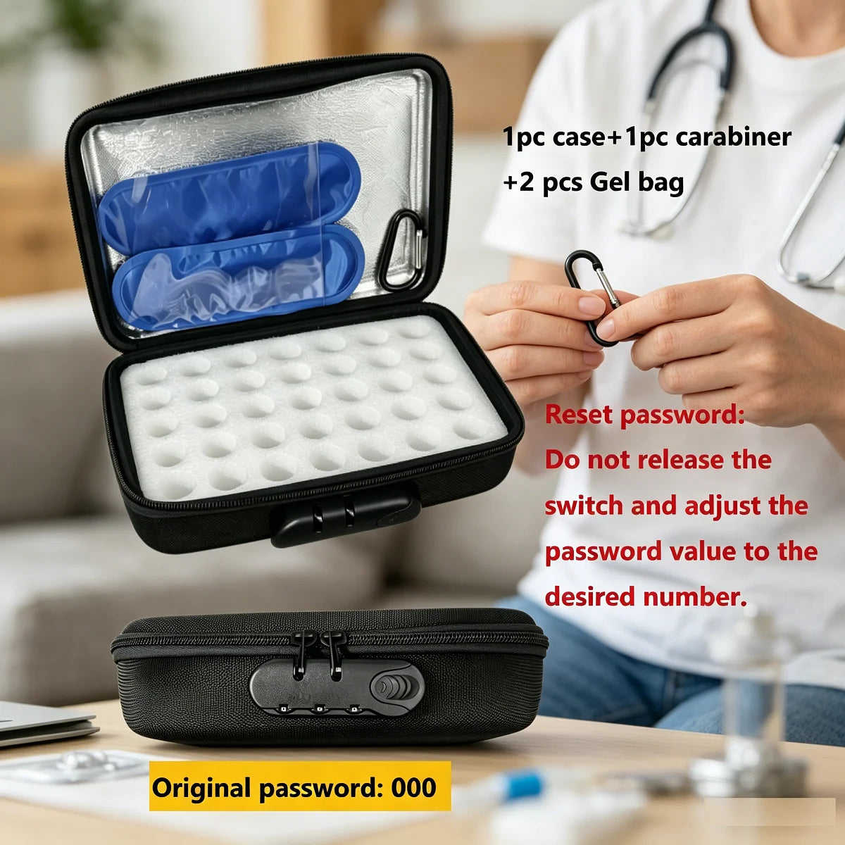 Handheld Peptide Vial Case