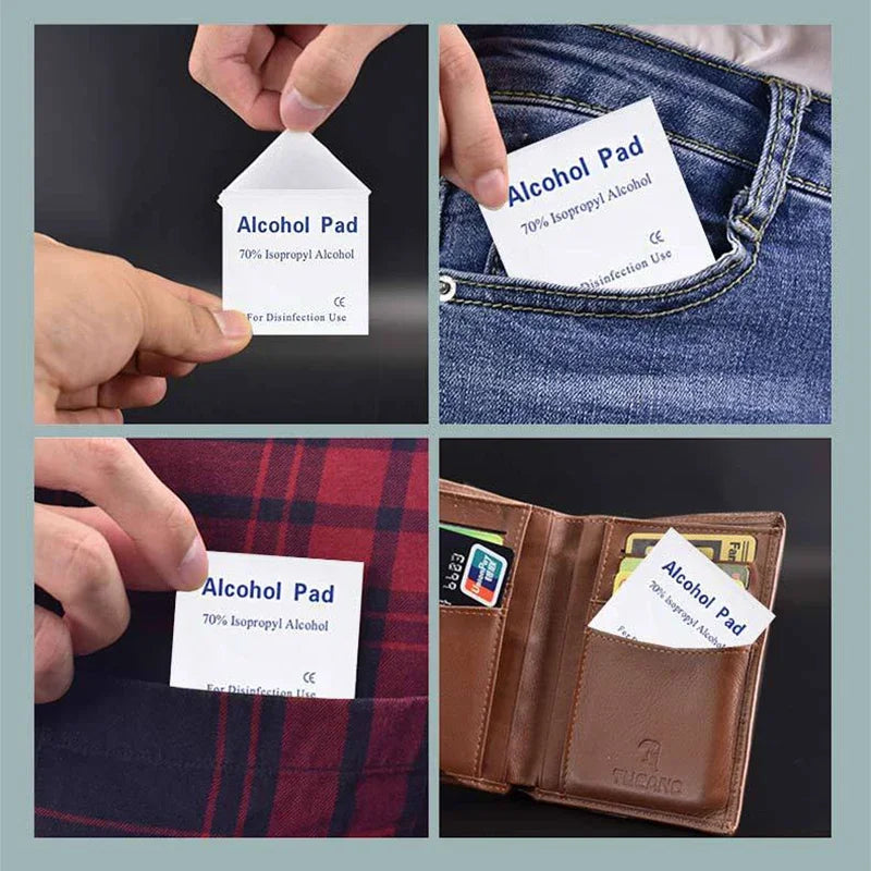 Disposable Alcohol Cleaning Wipes