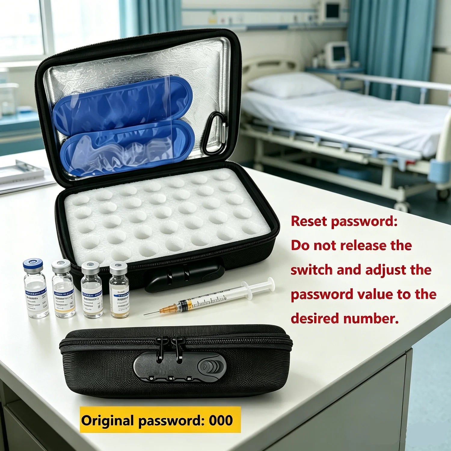 Handheld Peptide Vial Case