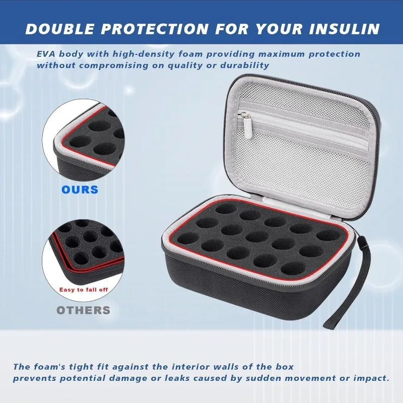 15-Slot Insulin Vial Holder