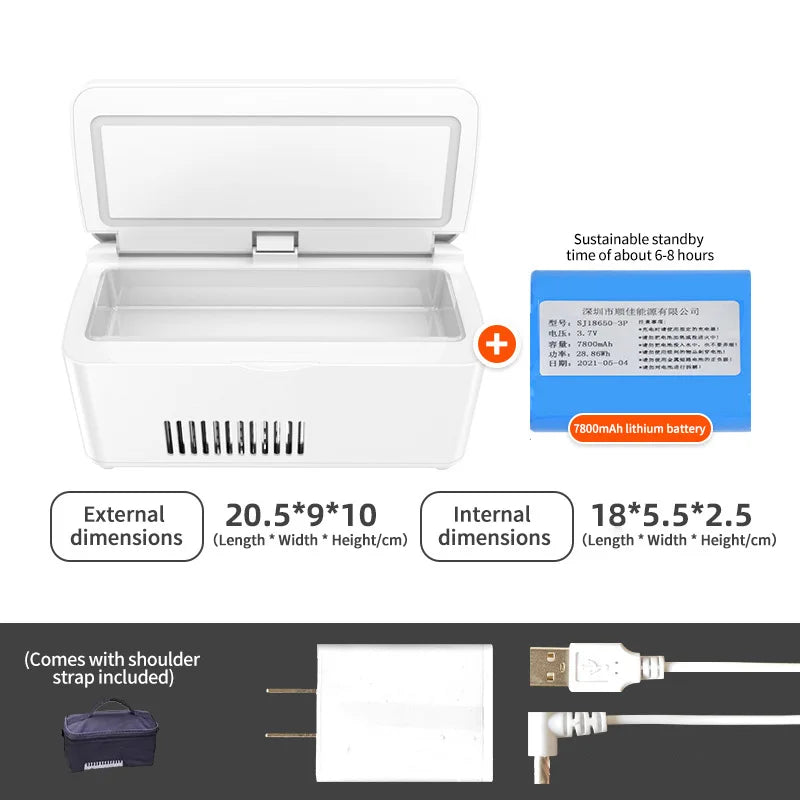 Portable Insulin Medicine Cooler