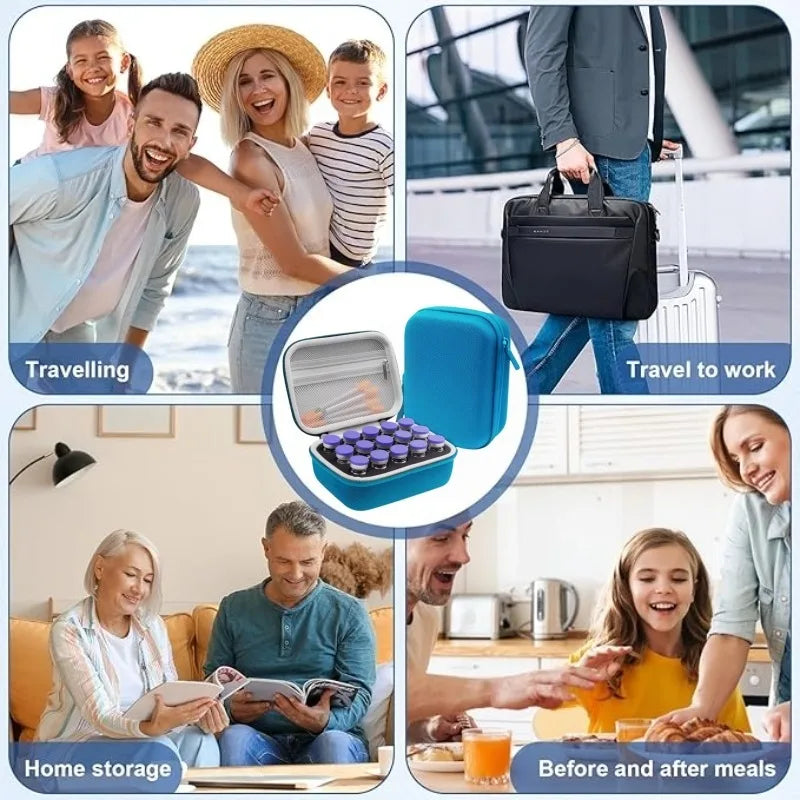 15-Slot Insulin Vial Holder